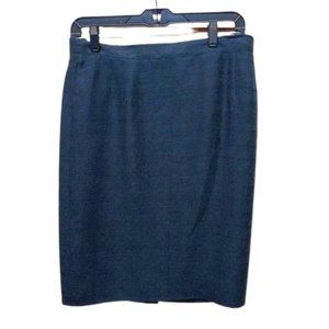 Giorgio Armani Blue Pencil Skirt
